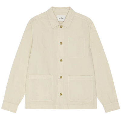 Herringbone Overshirt - Ivory