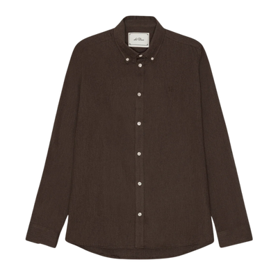 Solid Soft Flannel Shirt - Delicioso Brown
