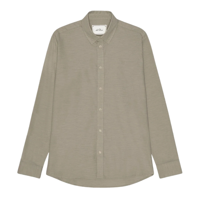 Solid Soft Flannel Shirt - Laurel Oak Sand