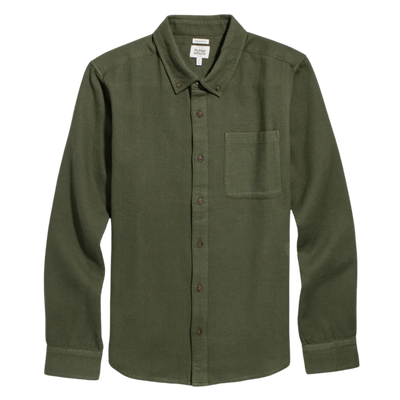 Sutton Slim Shirt - Pine Flannel
