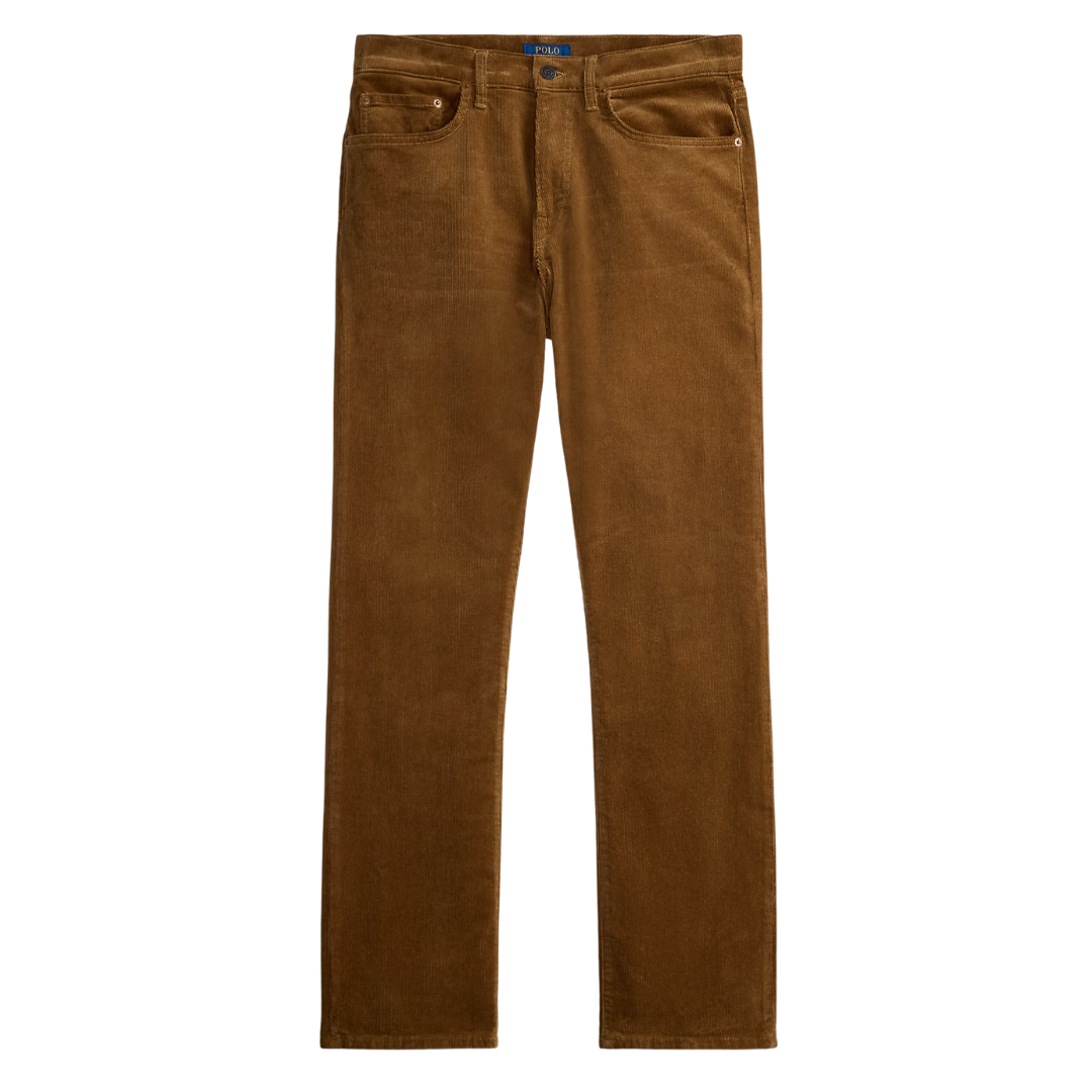 Hampton Straight Stretch 5-Pocket Corduroy - Sepia