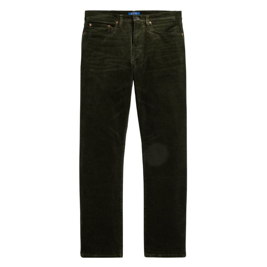 Hampton Straight Stretch 5-Pocket Corduroy - Estate Olive