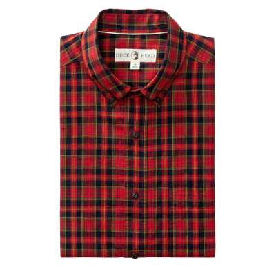 Cotton Slub Sport Shirt - Pomegranate