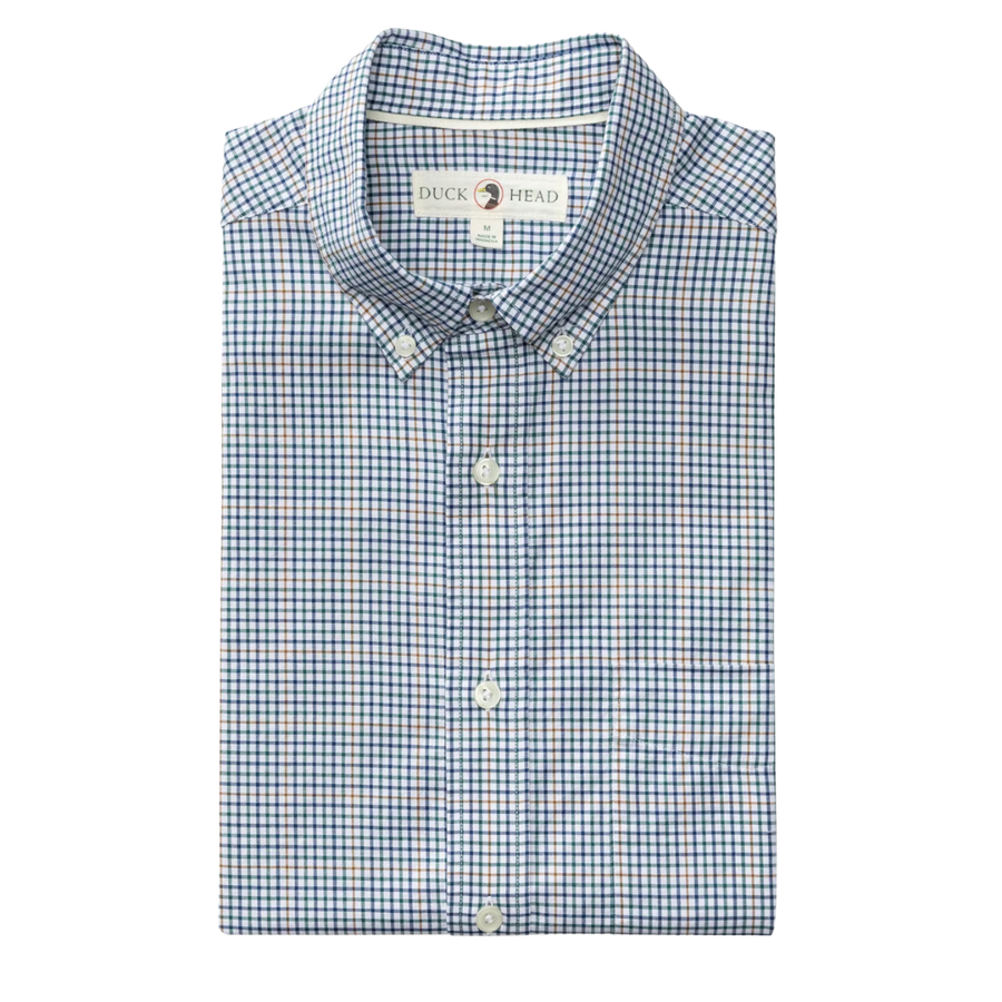 Cotton Twill Sport Shirt - Midnight Teal