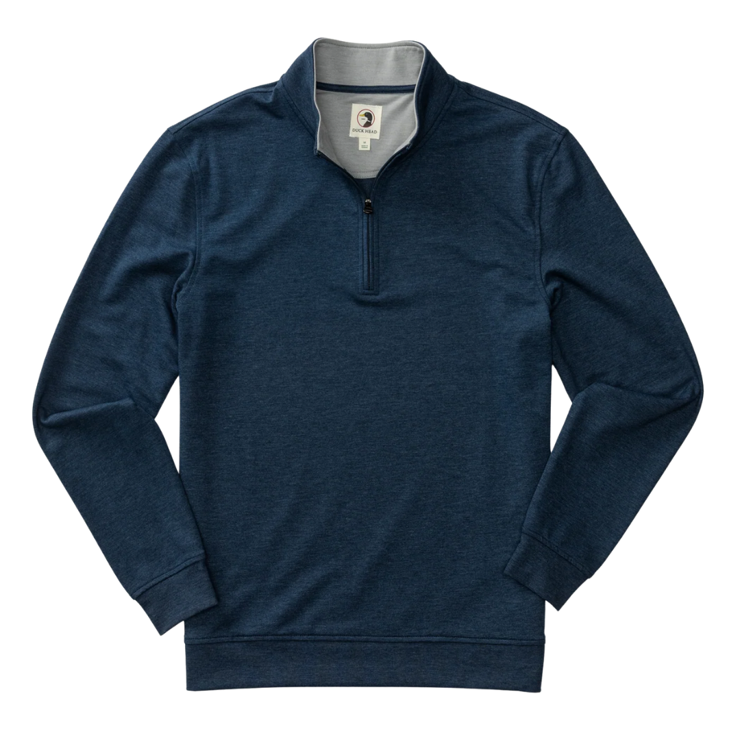 Dunmore Performance Qtr. Zip Pullover - Royal Navy