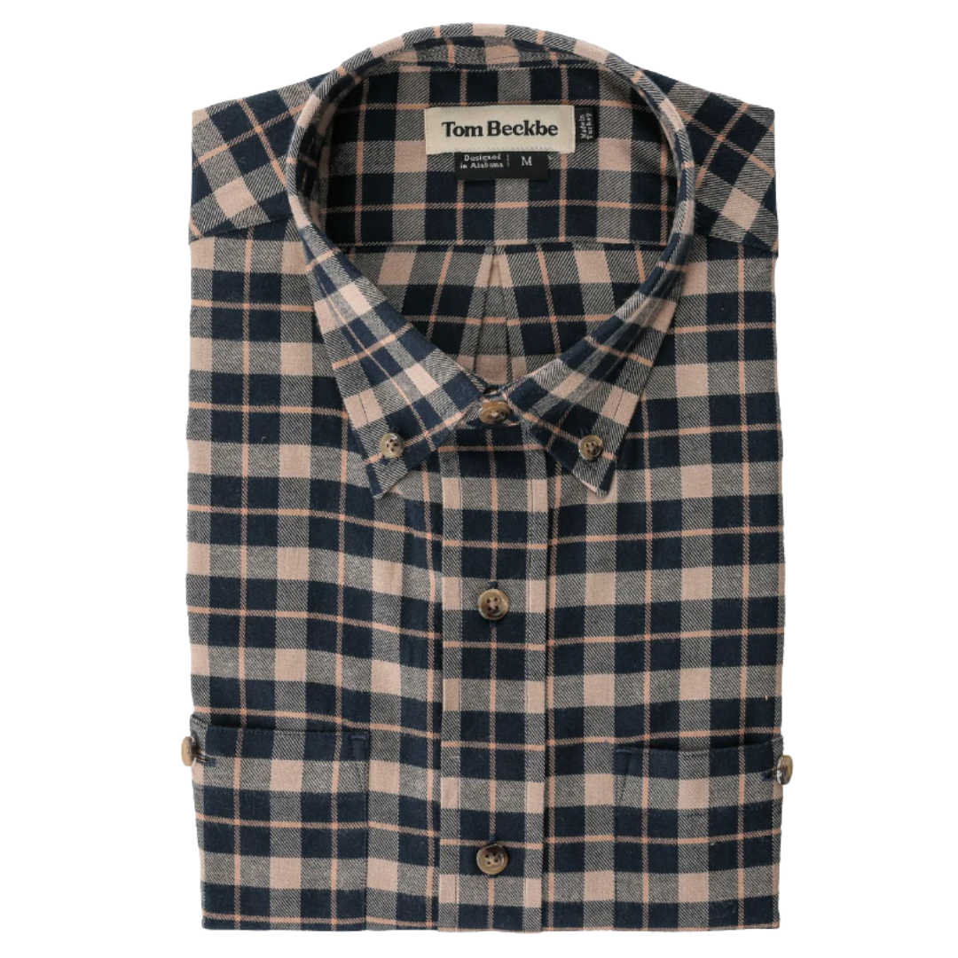 Dixon Brushed Cotton Twill Shirt - Hearth