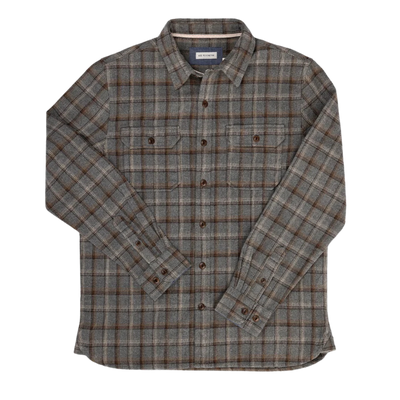 Winter Flannel Utility Shirt - Silver Window