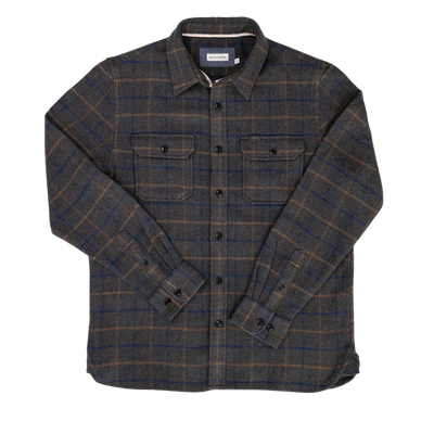 Winter Flannel Utility Shirt - Grey Hound