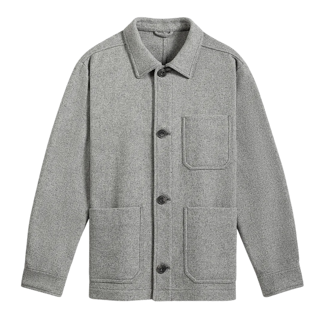Remi Tweedy Jacket - Light Grey Heather