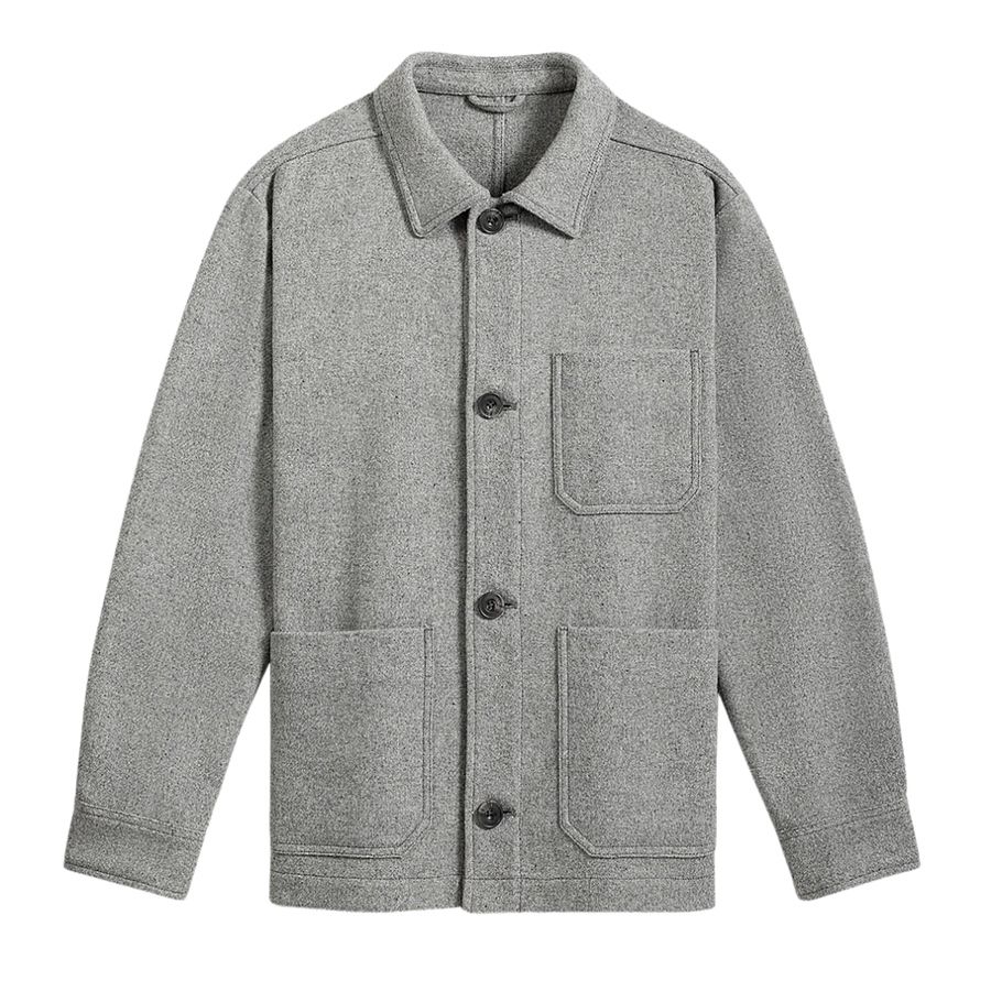 Remi Tweedy Jacket - Light Grey Heather