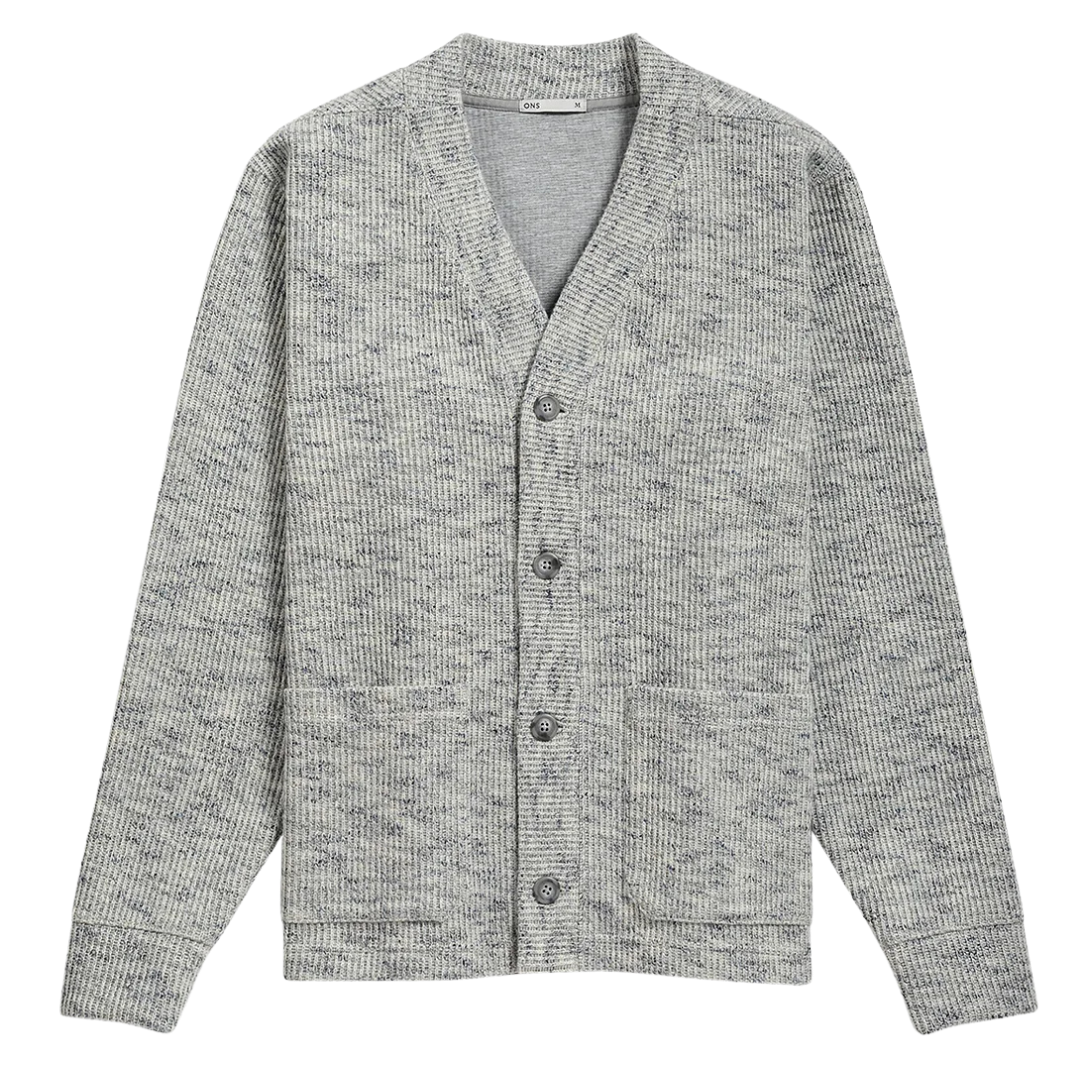 Byron Cloud-Knit Cardigan - Cloudy Grey