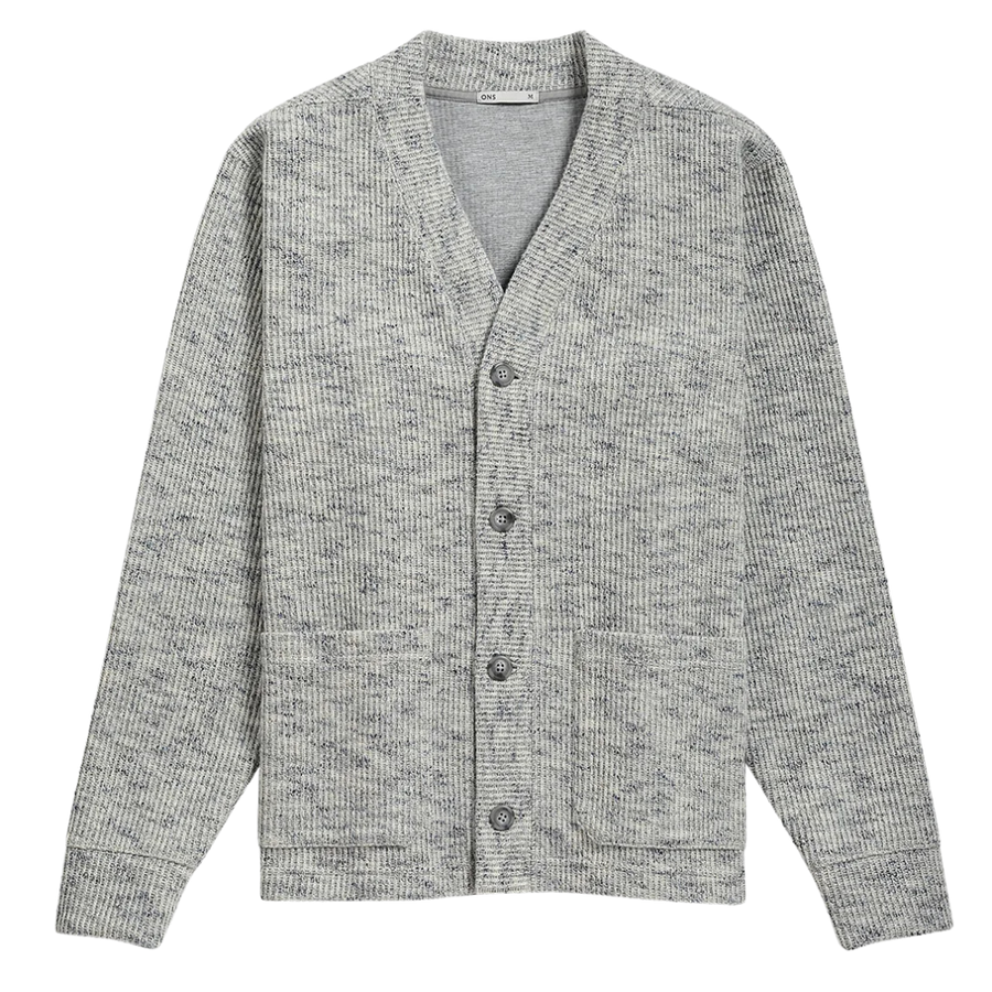 Byron Cloud-Knit Cardigan - Cloudy Grey