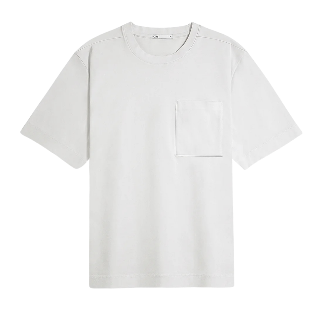 Baseile Pocket Tee - White