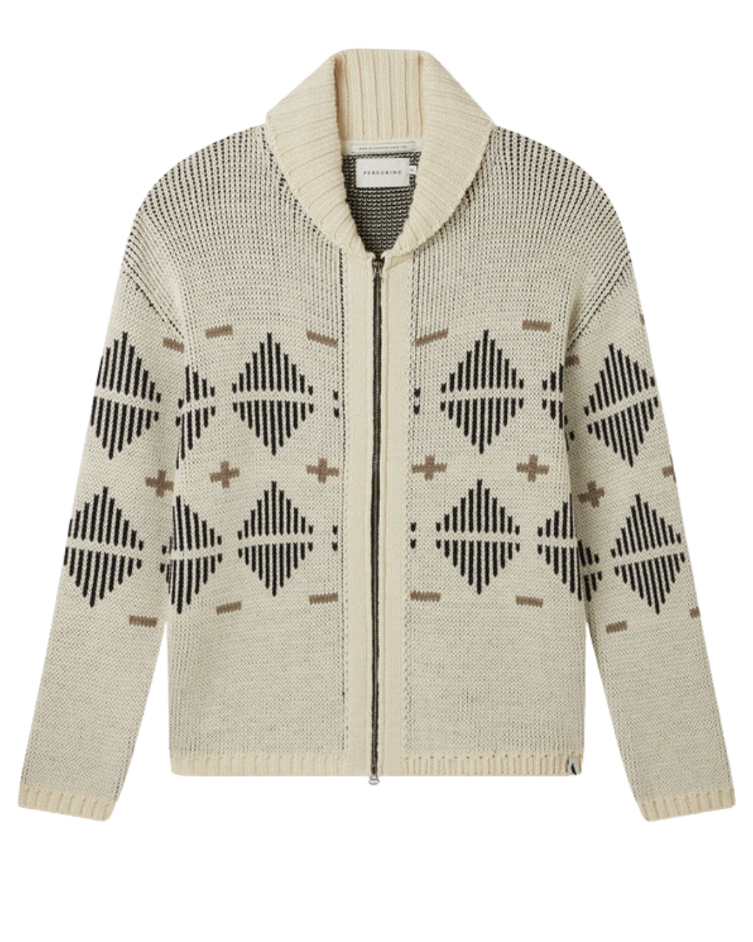 Mountain Zip Cardigan - Cream