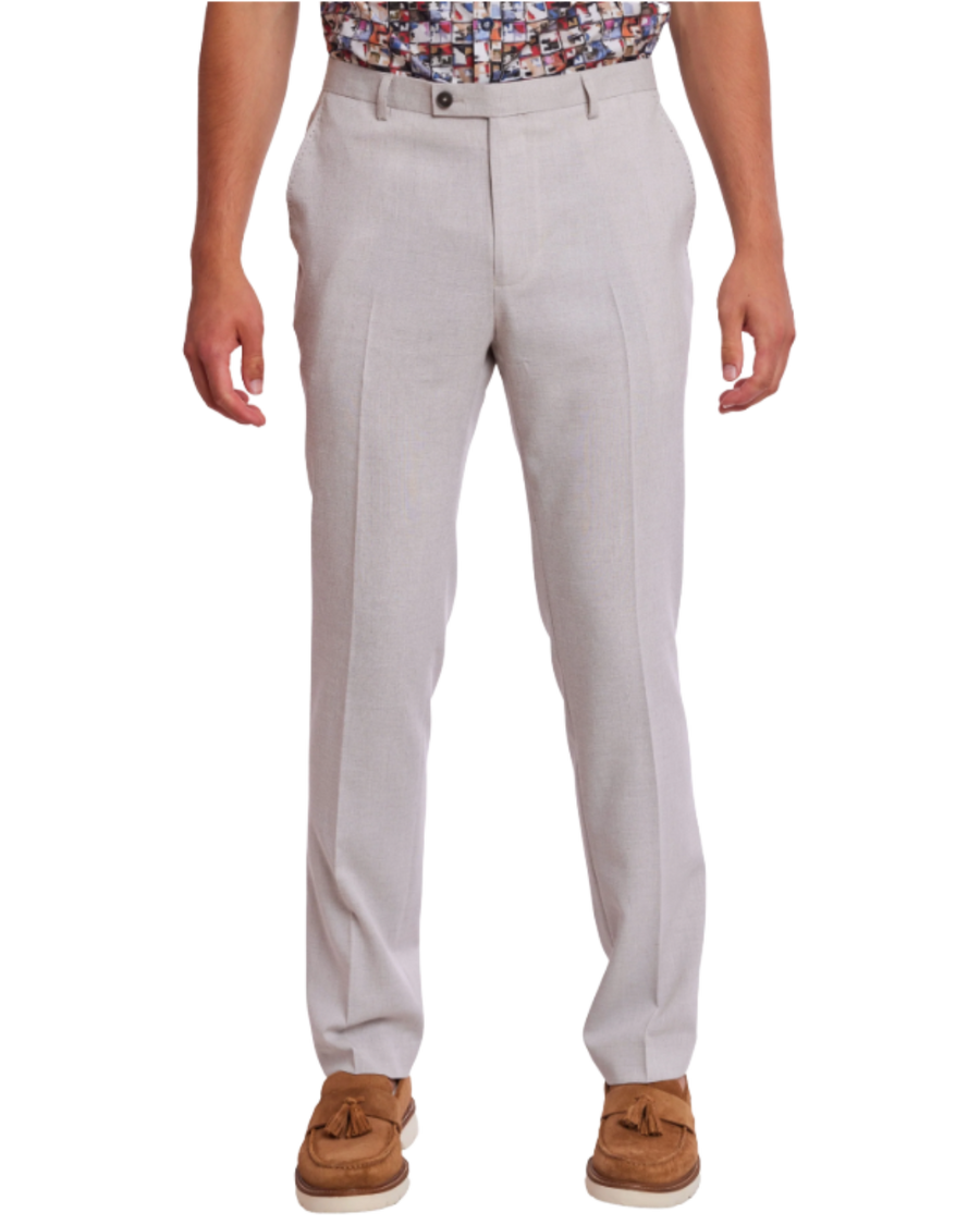 Downing Pants - slim - Lt Tan Melange