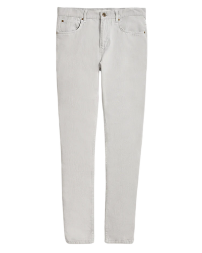 Cotton Linen 5-Pocket Pant - Quarry