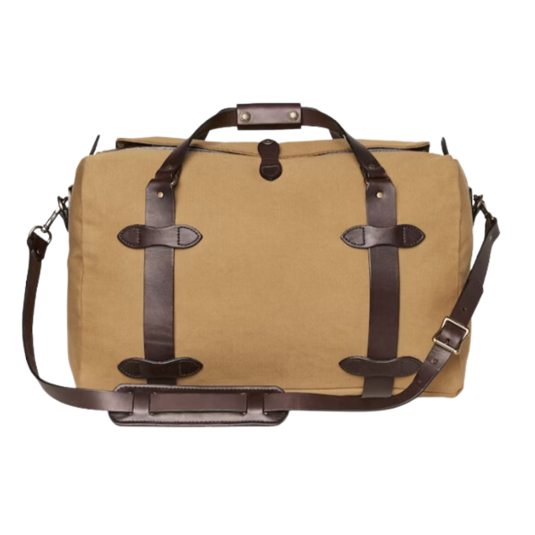 Medium Duffle in Rugged Twill - Tan