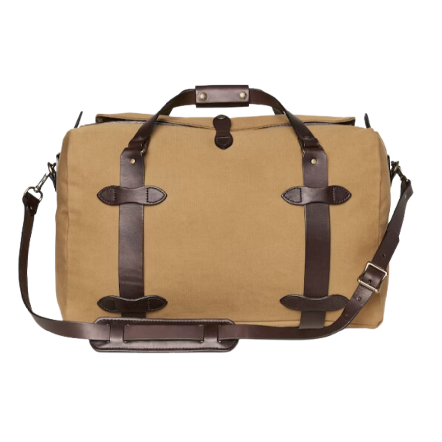 Medium Duffle in Rugged Twill - Tan