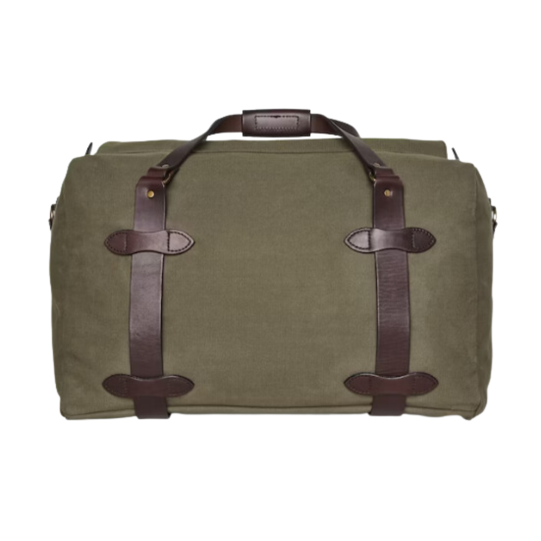 Medium Duffle in Rugged Twill -- Otter Green
