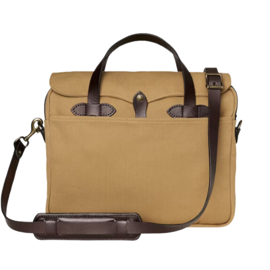Original Briefcase in Rugged Twill - Tan
