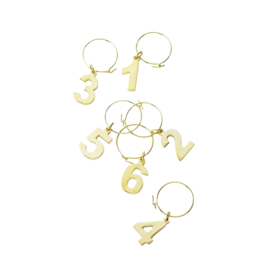 Gold Plated Wine Charms