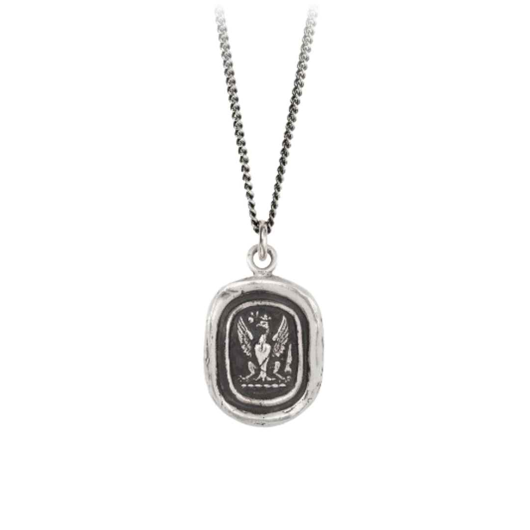 Sterling Silver Talisman Necklace - Follow Your Dreams