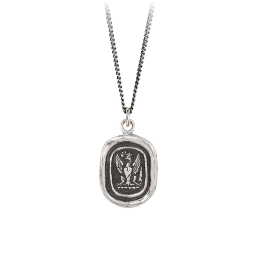Sterling Silver Talisman Necklace - Follow Your Dreams