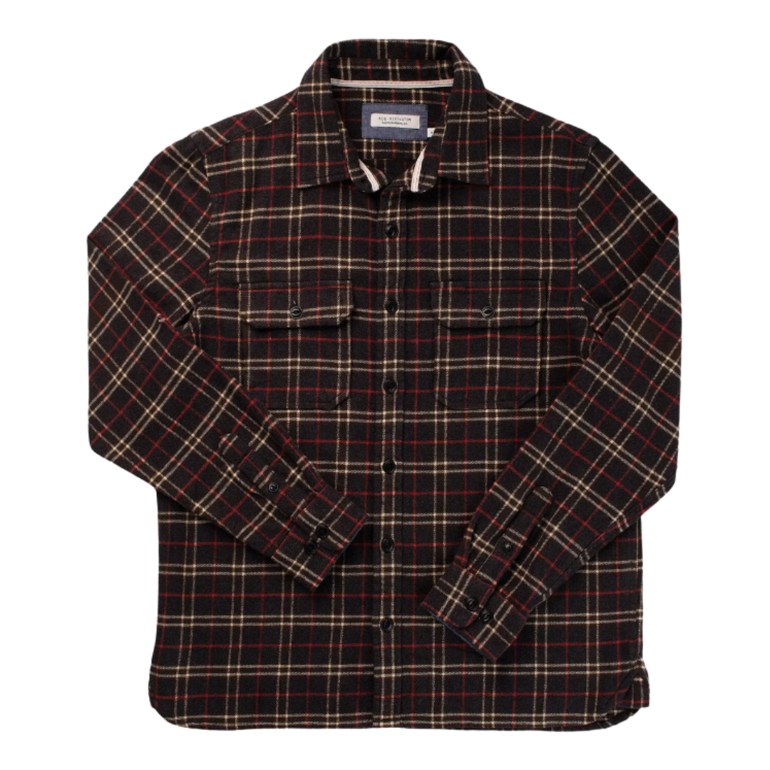 Winter Flannel Utility Shirt - Fall Nights