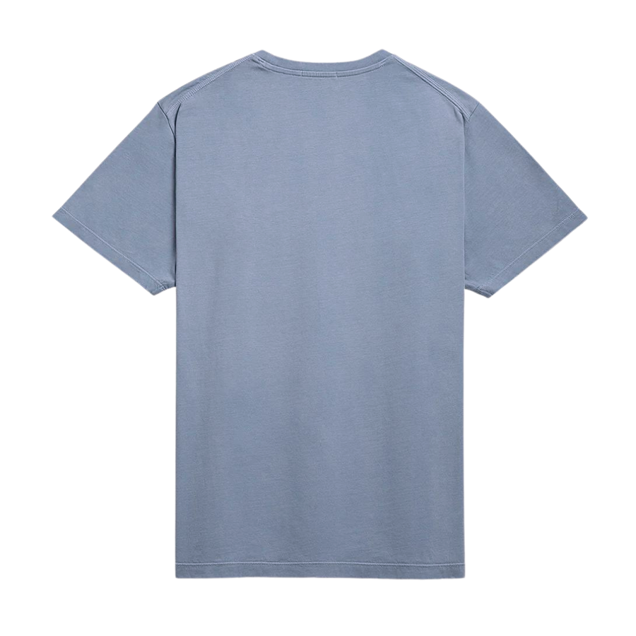 Village Crew Neck Tee - Slate Blue