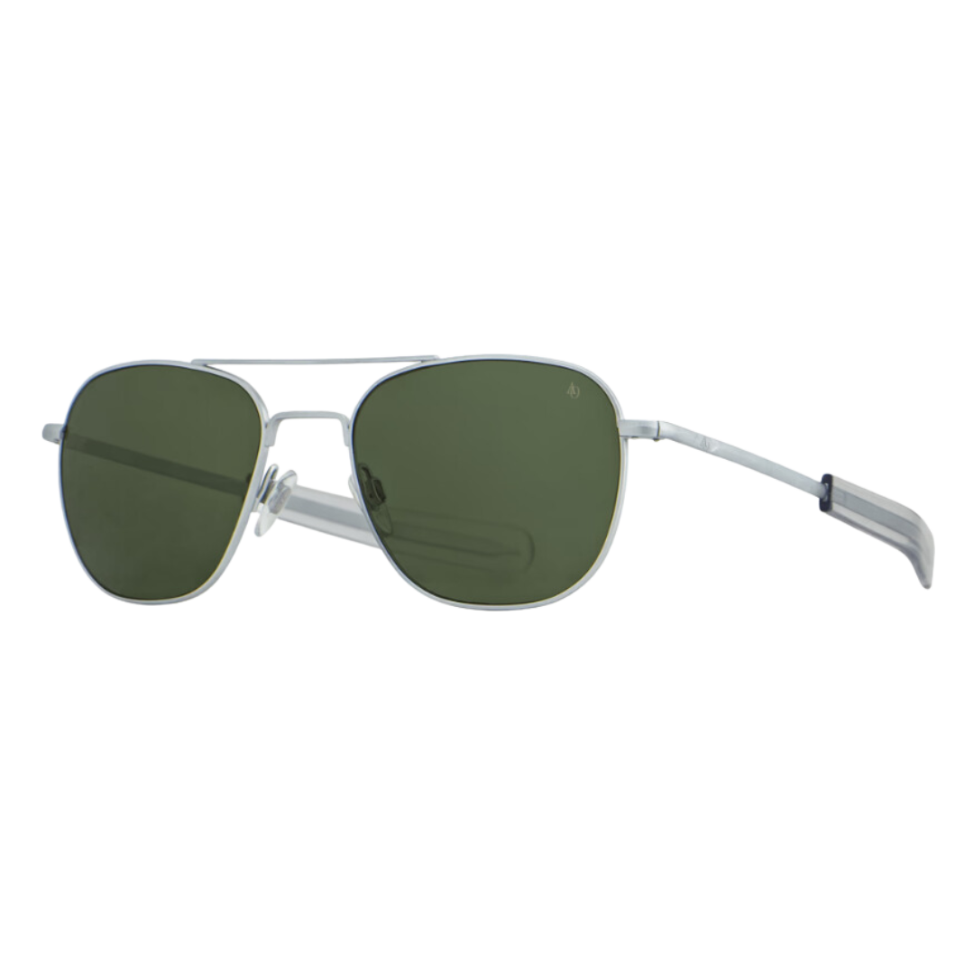 Original Pilot - Size 55 - Matte Silver w/ Grey Lens