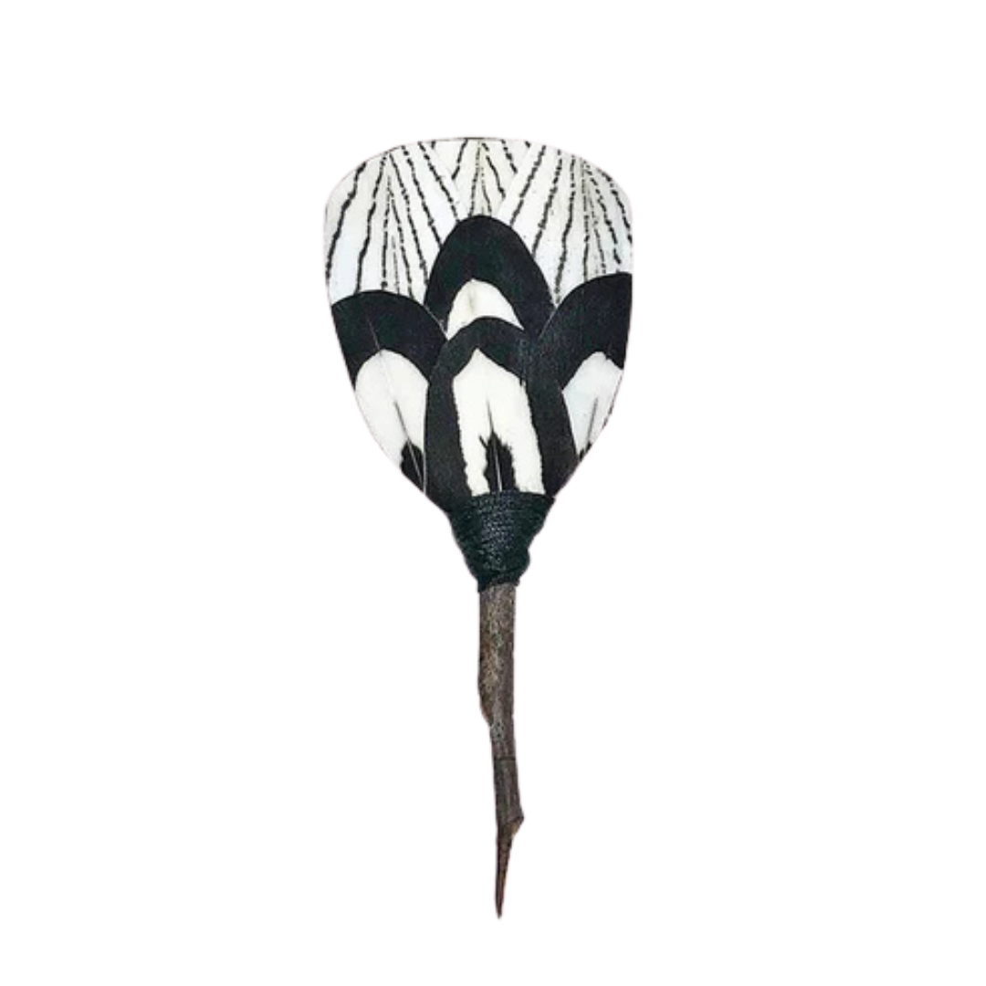 Connecticut Lapel Pin - Pheasant Feathers