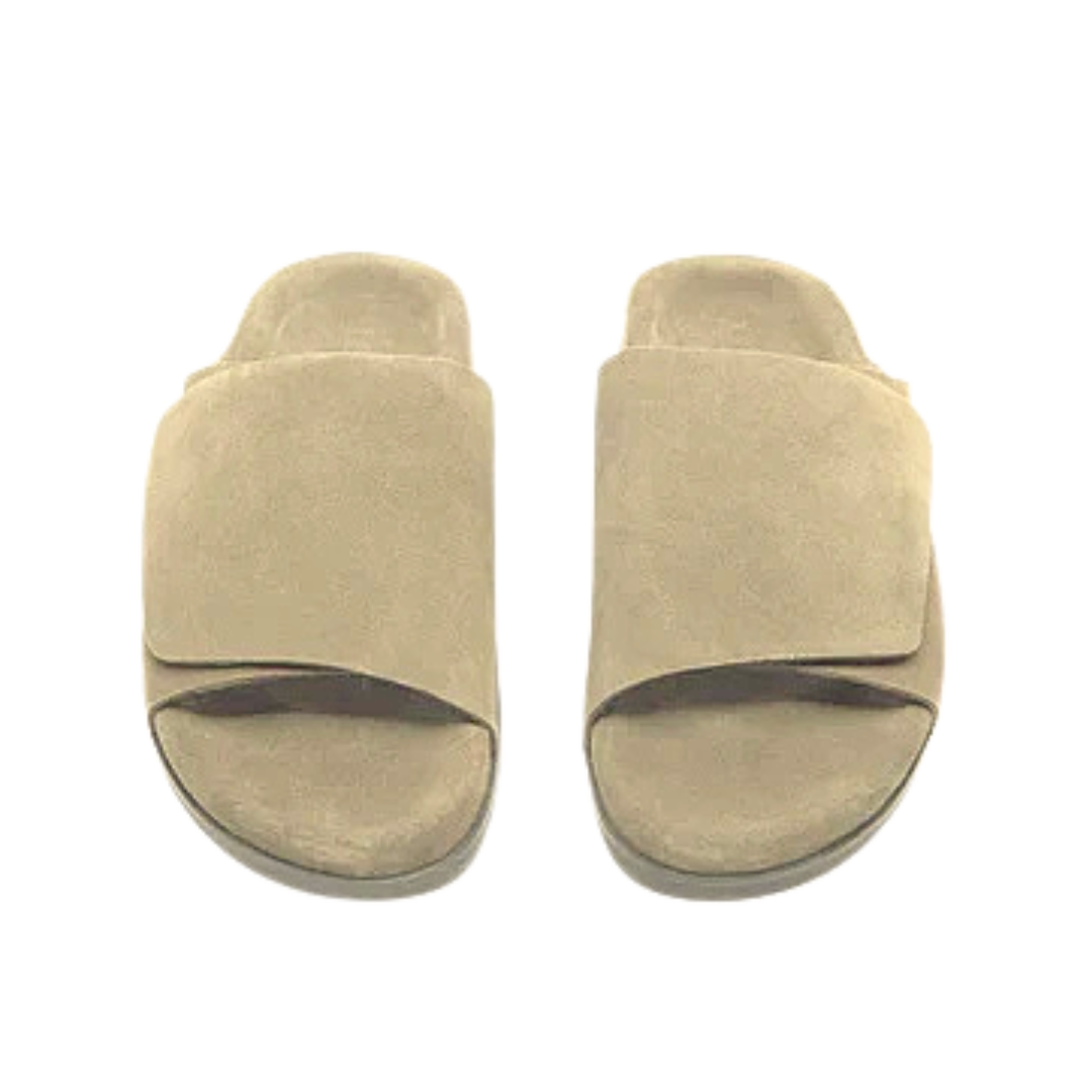 Wilhelm Suede Velcro Sandal - Desert Taupe