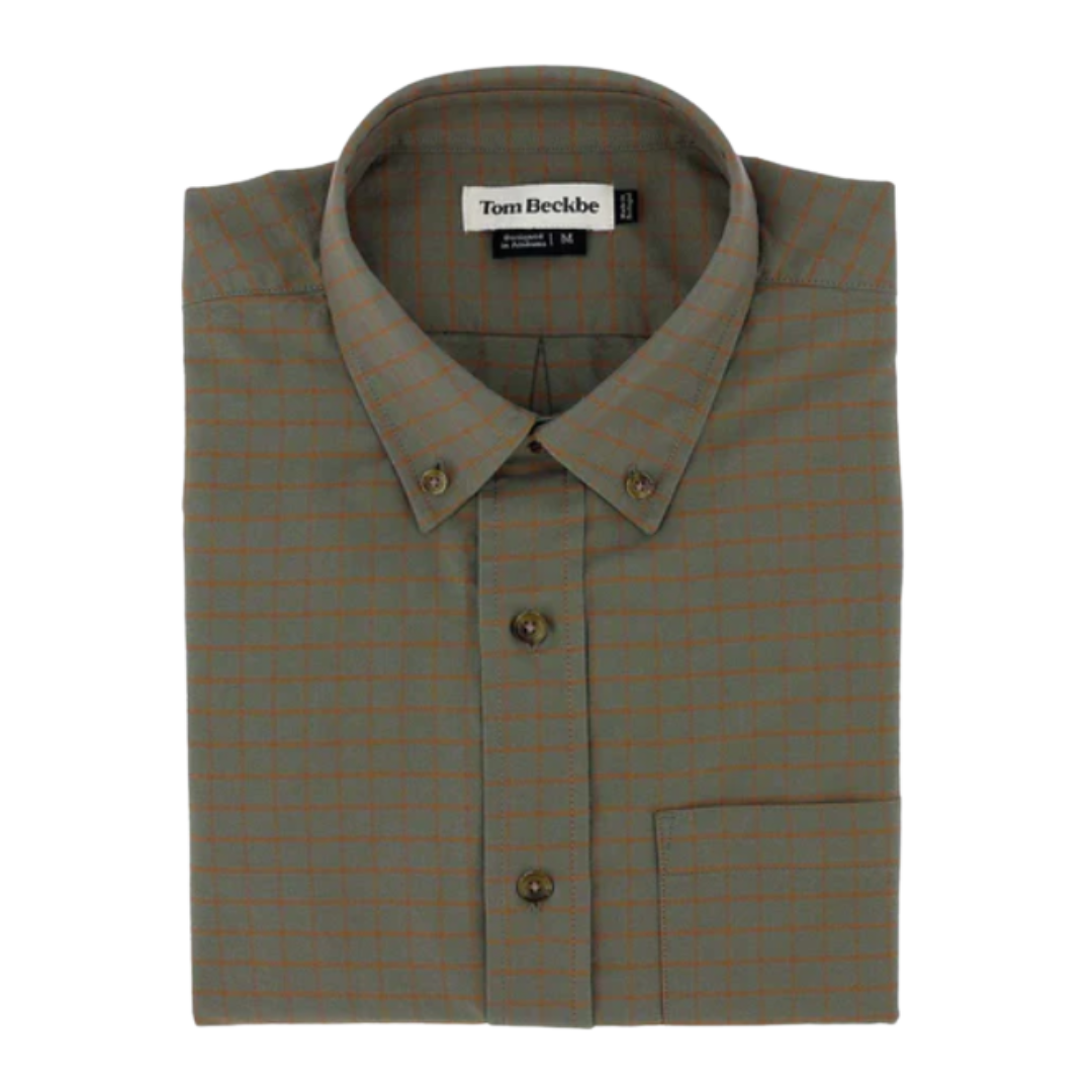 Culver Oxford Shirt - Olive Current