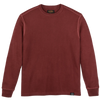 Waffle Knit Thermal Crewneck - Fired Brick