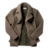 The Mariner Coat - Sable Melton Wool