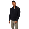 Bexley Quarter Zip Sweater - Navy & Plaid