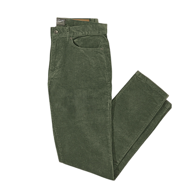 Burlington 5 Pocket Stretch Corduroy - Dusty Olive