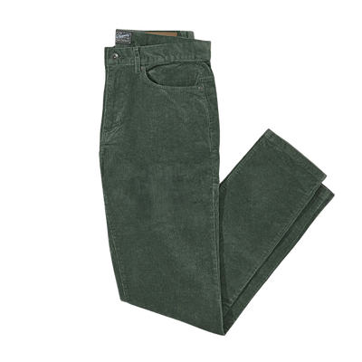 Burlington 5 Pocket Stretch Corduroy - Dusty Olive