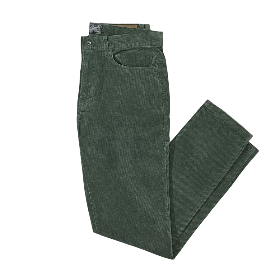 Burlington 5 Pocket Stretch Corduroy - Dusty Olive