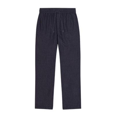 Patrick Linen Pants - Dark Navy