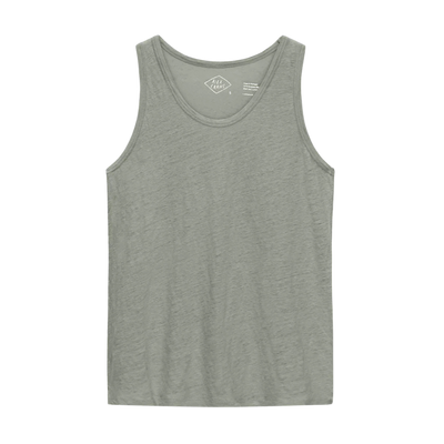 Knit Linen Tank Tee - Jade