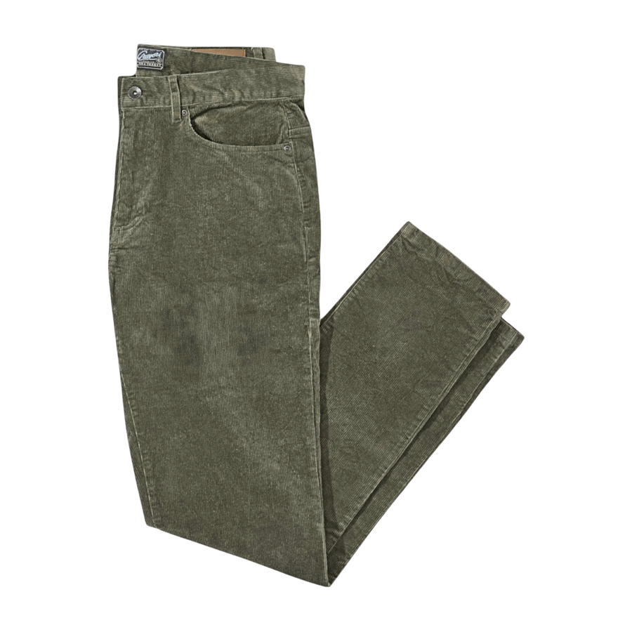 Burlington 5 Pocket Stretch Corduroy - Dusty Olive