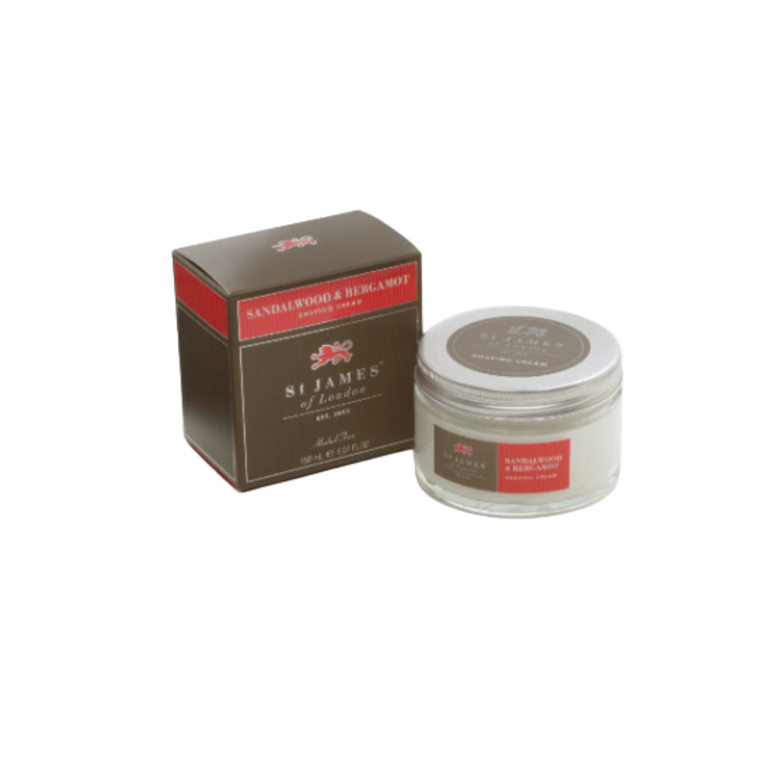 Sandalwood & Bergomot - Shave Cream Jar
