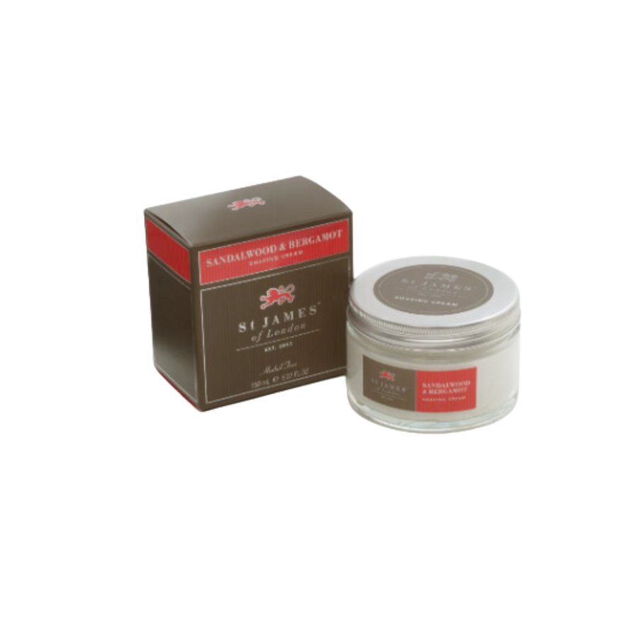 Sandalwood & Bergomot - Shave Cream Jar
