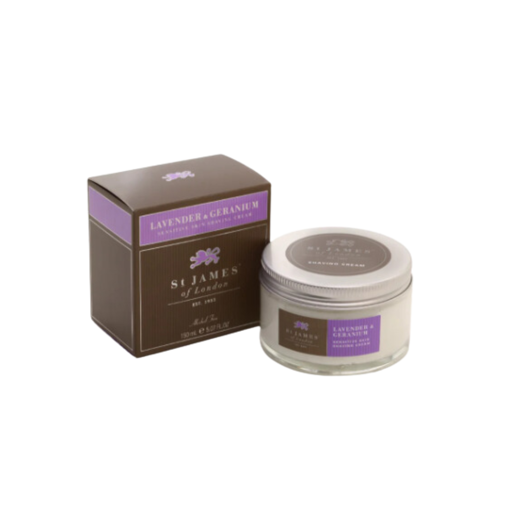 Lavender & Geranium - Shave Cream Jar