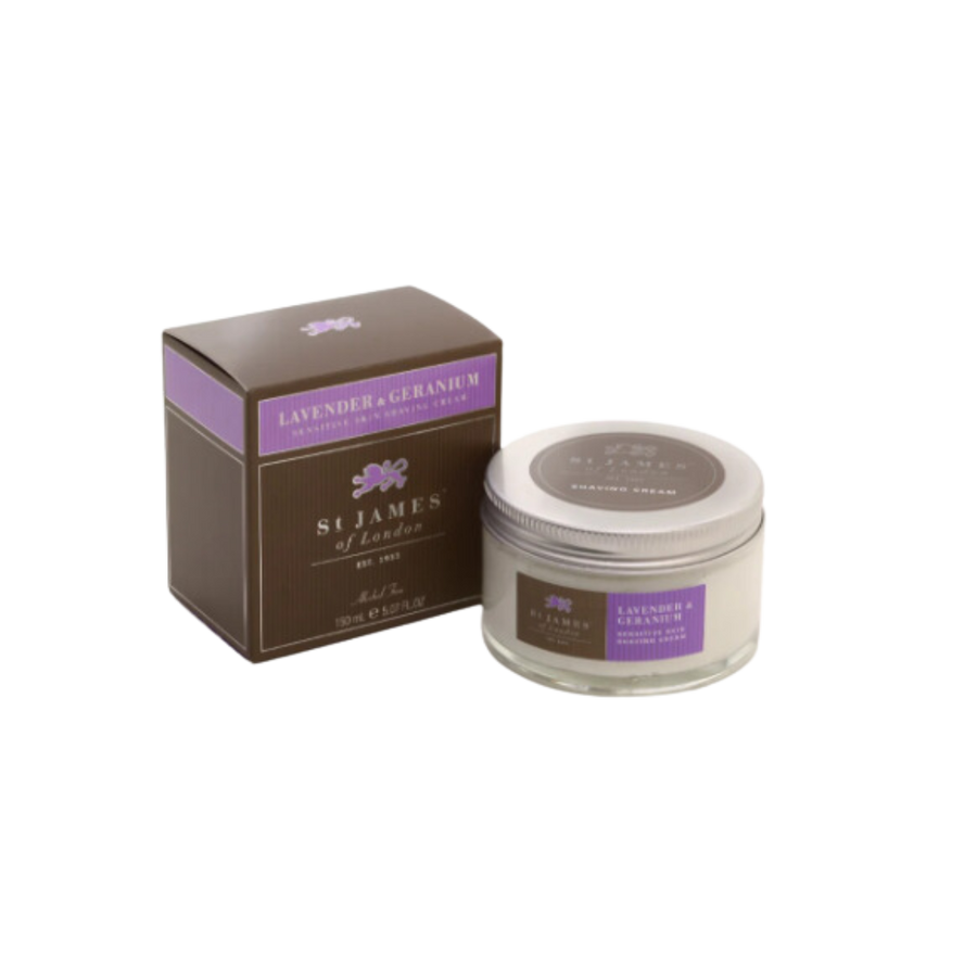 Lavender & Geranium - Shave Cream Jar