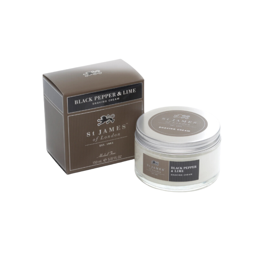 Black Pepper & Persian Lime - Shave Cream Jar