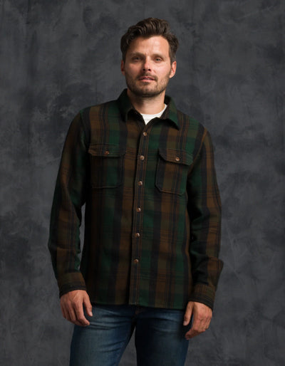 Winter Flannel Utility Shirt - Deepwood Forest