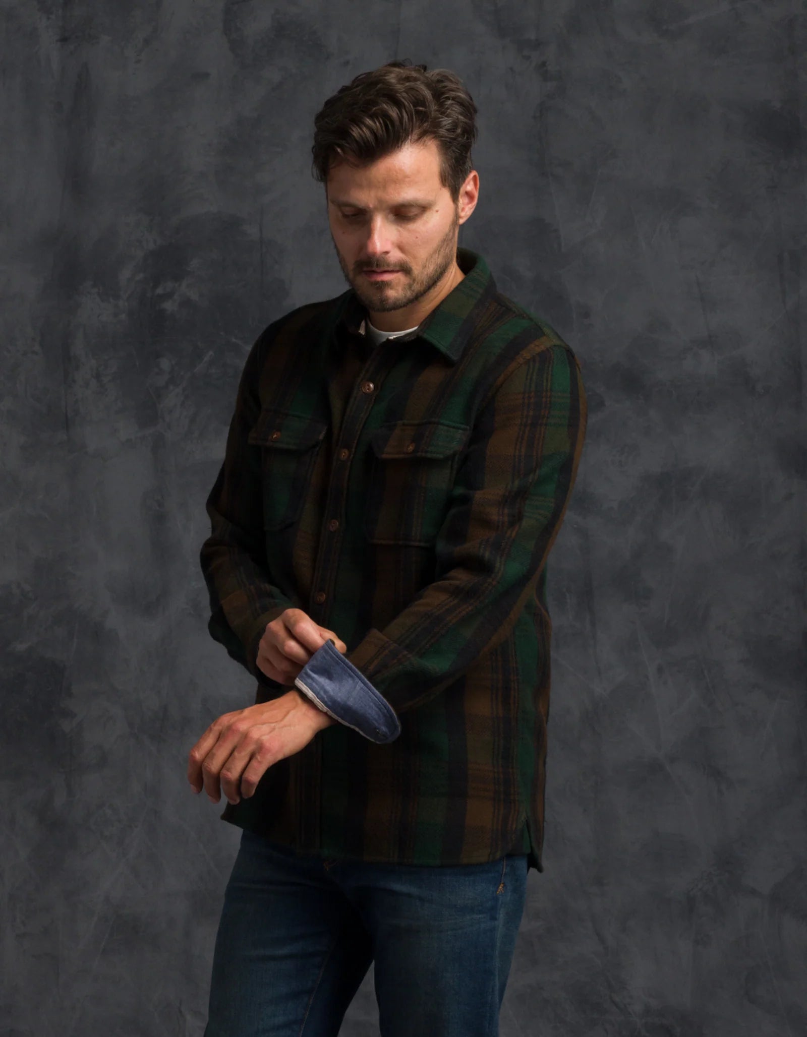 Winter Flannel Utility Shirt - Deepwood Forest