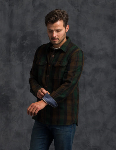 Winter Flannel Utility Shirt - Deepwood Forest